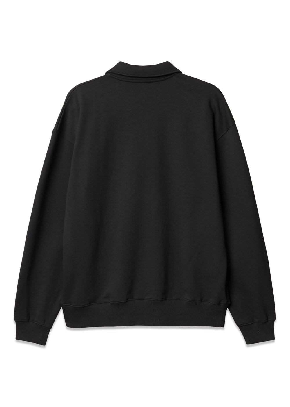 Loke Base Polo - Black-Sweatshirts-Woodbird-Butler Loftet