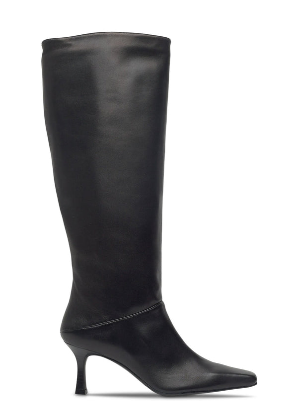 Long Boots - Black Nappa 70-Shoes-Billi Bi-Butler Loftet