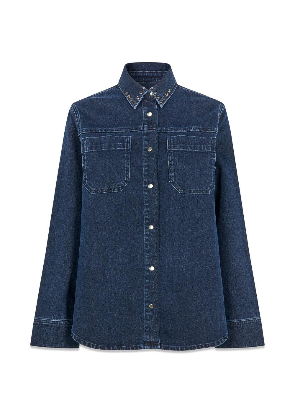 LuccaMD shirt - Dark Indigo Denim