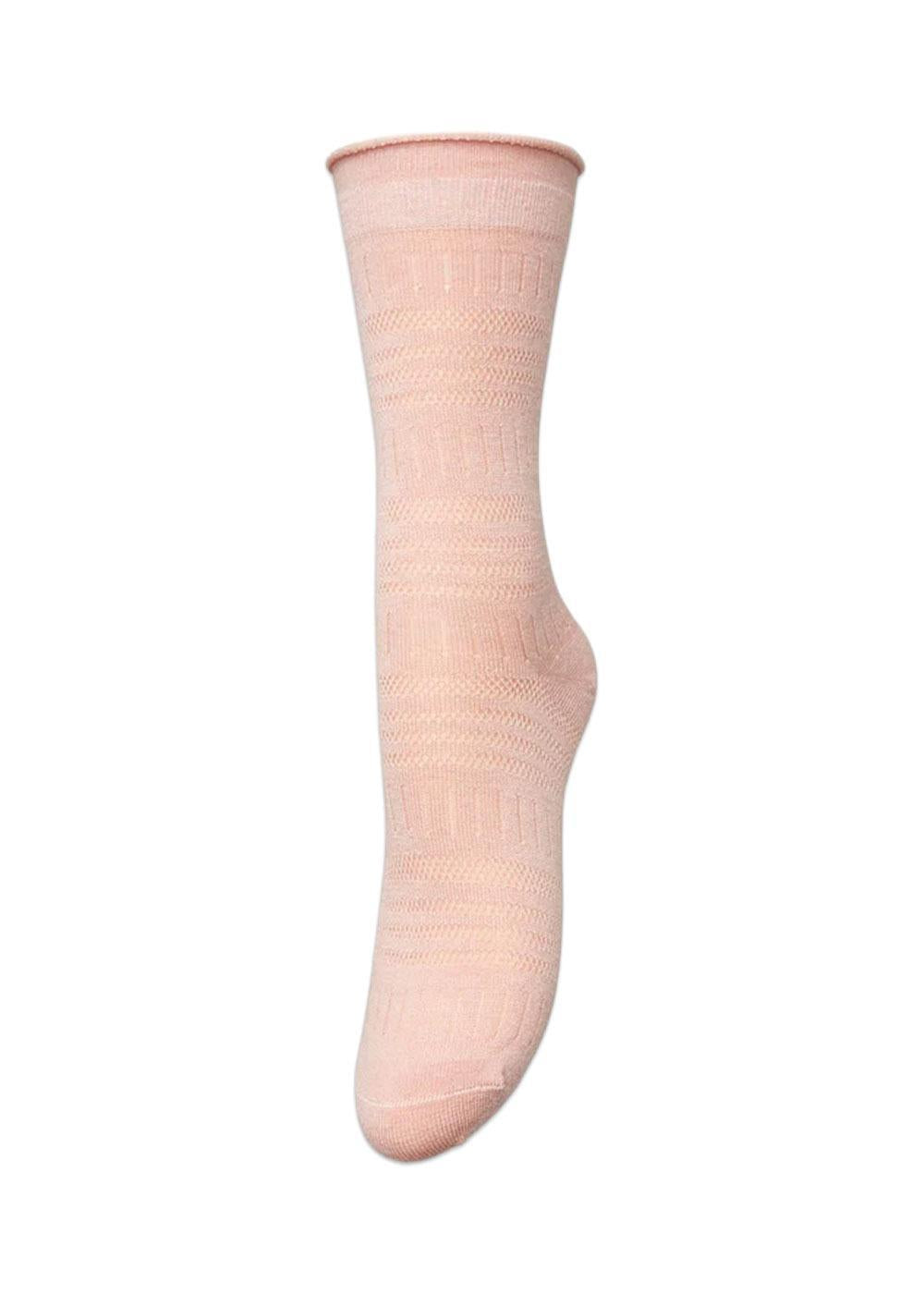 Lucretia Wola Sock - Cameo Rose-Socks/stockings-BeckSöndergaard-Butler Loftet