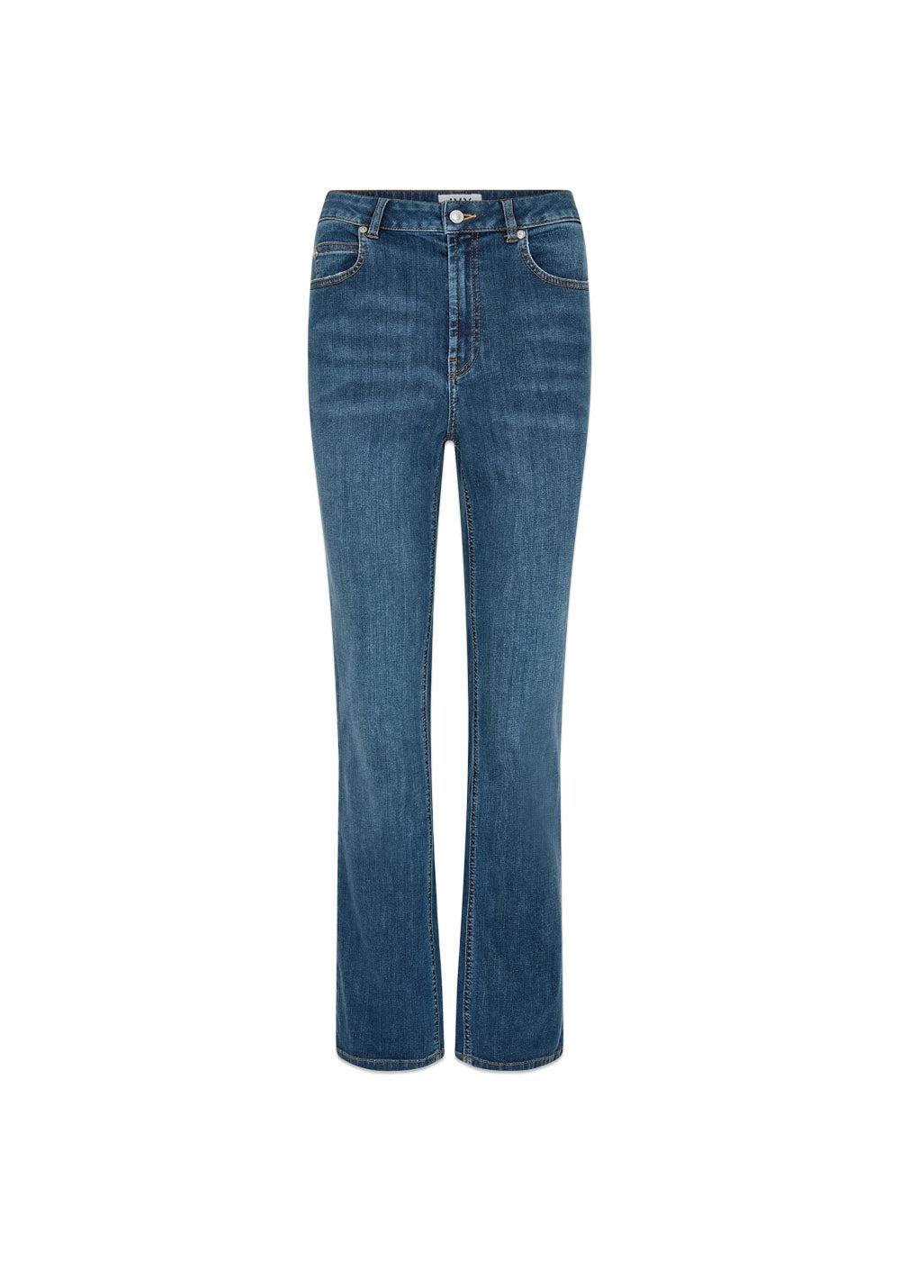 Ivy Copenhagens IVY-Lulu EARTHxSWAN Wash Rover Power Blue - Denim Blue. Køb jeans her.