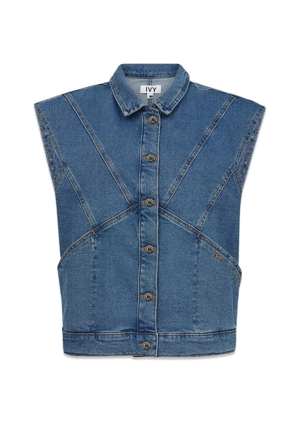 Lulu Vest Wash Vigo - Denim Blue