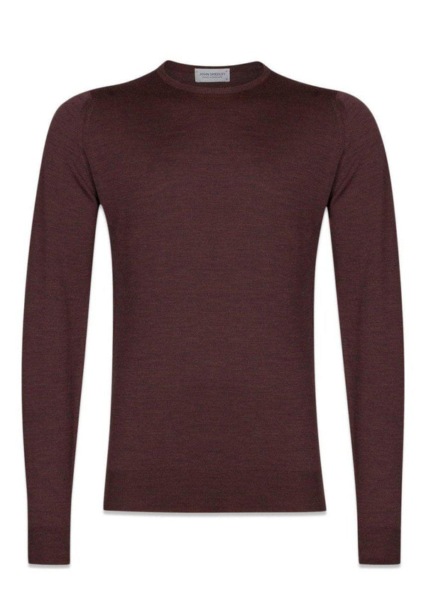 John Smedleys Lundy Pullover CN - Copper. Køb strik her.