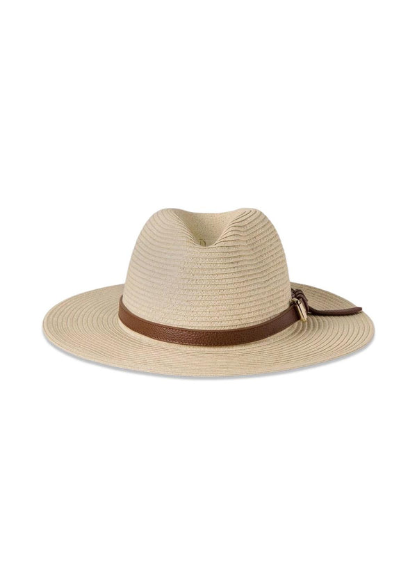 Lyra Panama Hat Paper - Beige-Headwear-Mulberry-Butler Loftet