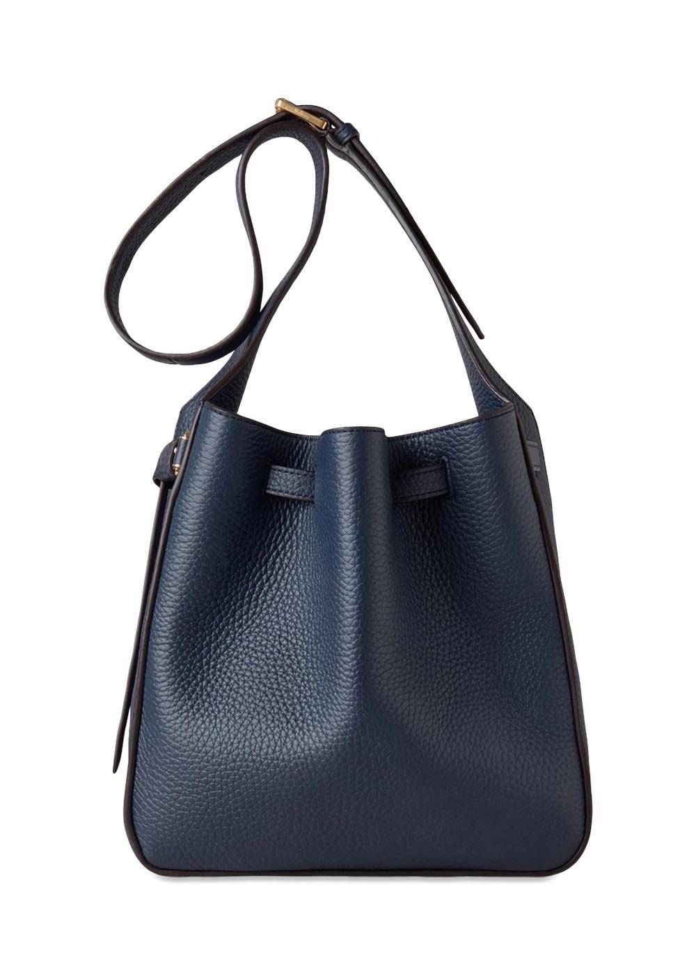 Lyra Small Belted Bucket Heavy Grain - Night Sky-Bags-Mulberry-Butler Loftet