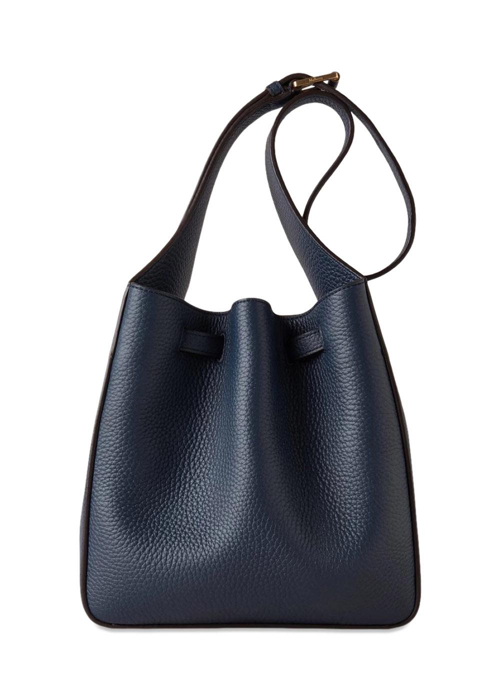 Lyra Small Belted Bucket Heavy Grain - Night Sky-Bags-Mulberry-Butler Loftet