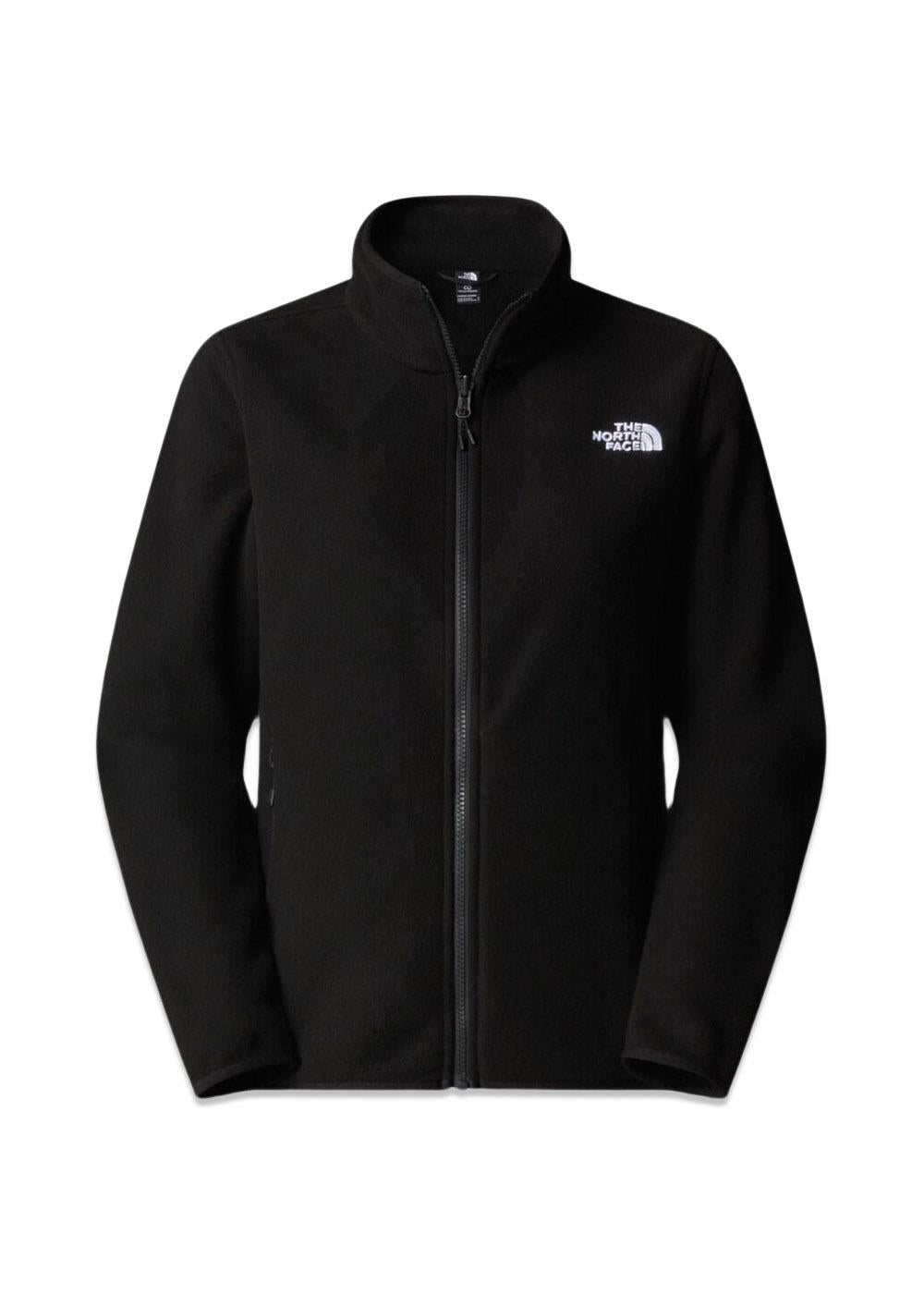 M Glacier FLEECE JACKET - Black-Outerwear-The North Face-Butler Loftet