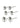 MILLIE crystal earrings, 3-in-1 set, silver-plated - Silver Plated-Jewellery-Pilgrim-Butler Loftet