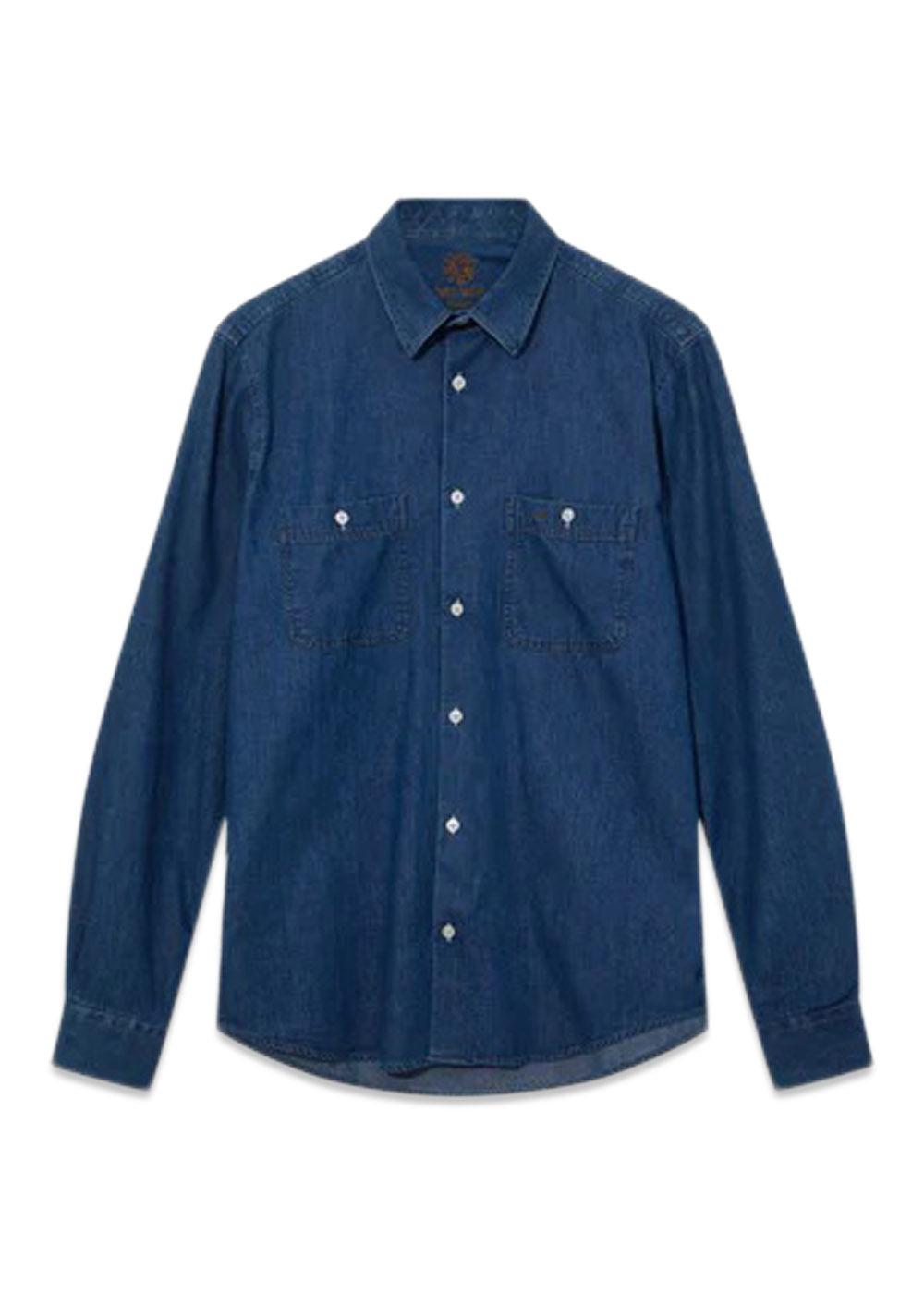 MMGGibson Denim Spring Shirt - Blue Denim