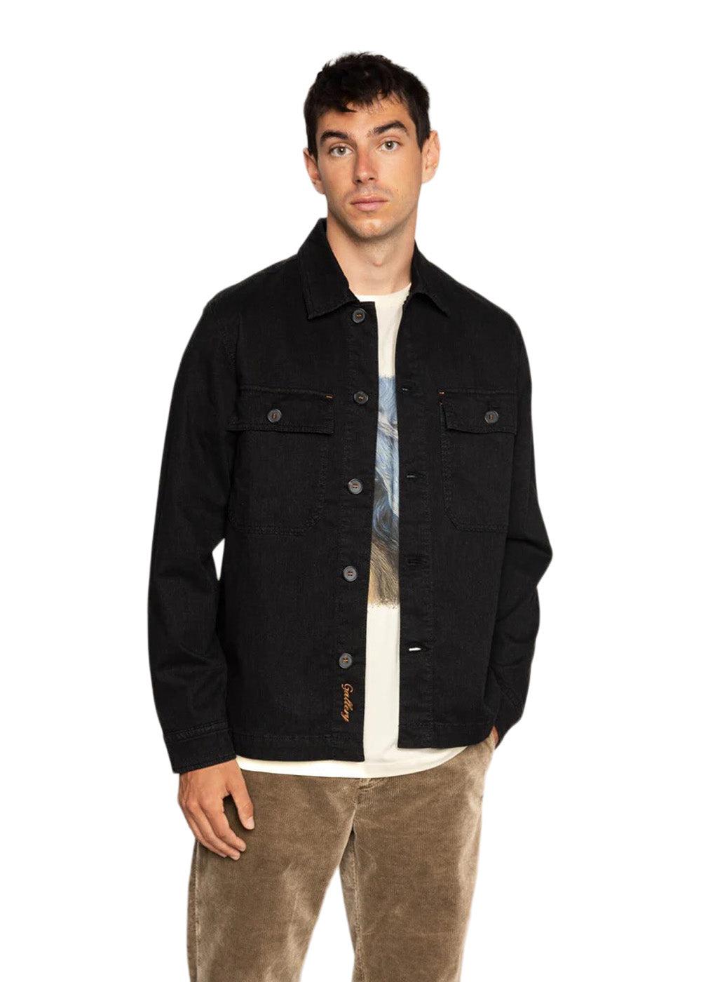 MMGMatteo Brush Overshirt - Black