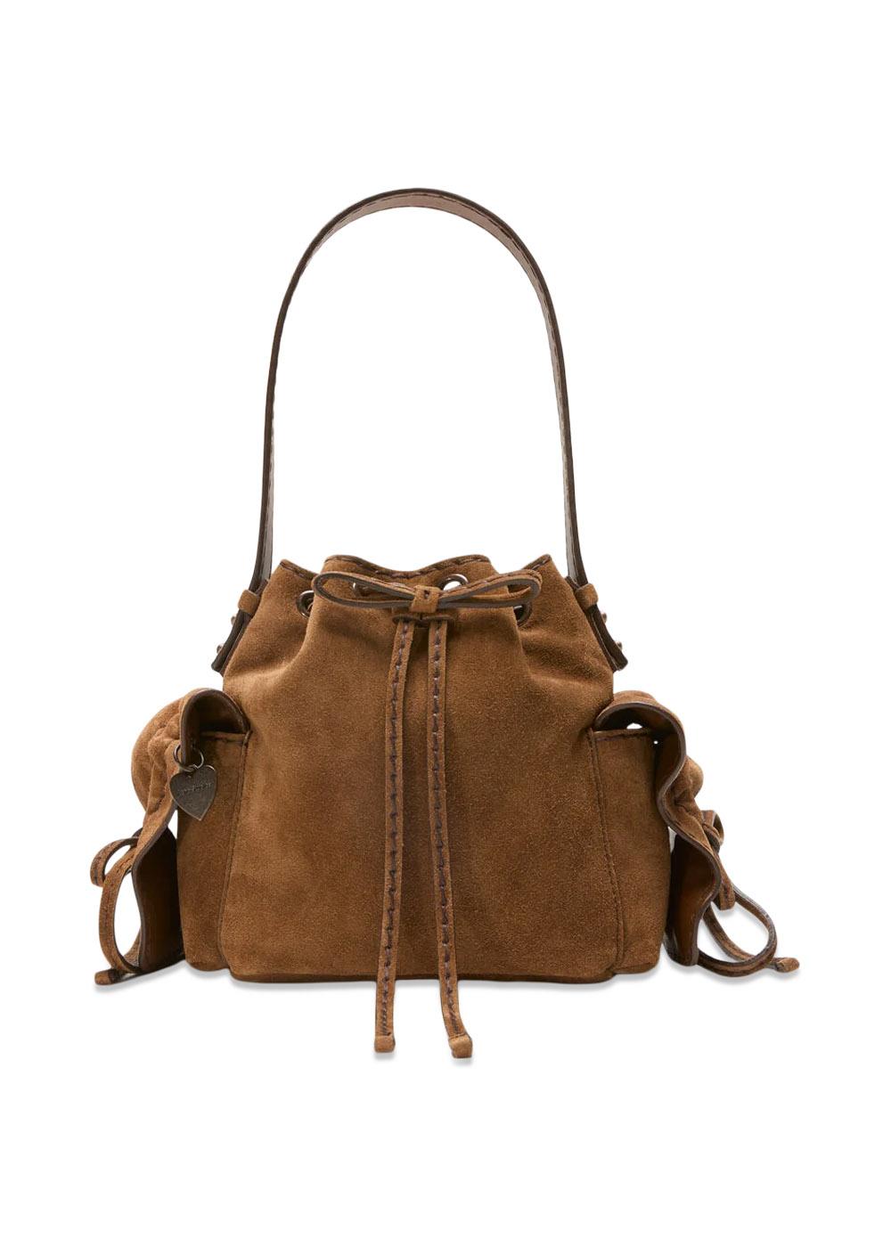 MULTIPOCKET MINI BUCKET - Cognac Brown-Bags-Acne Studios-Butler Loftet