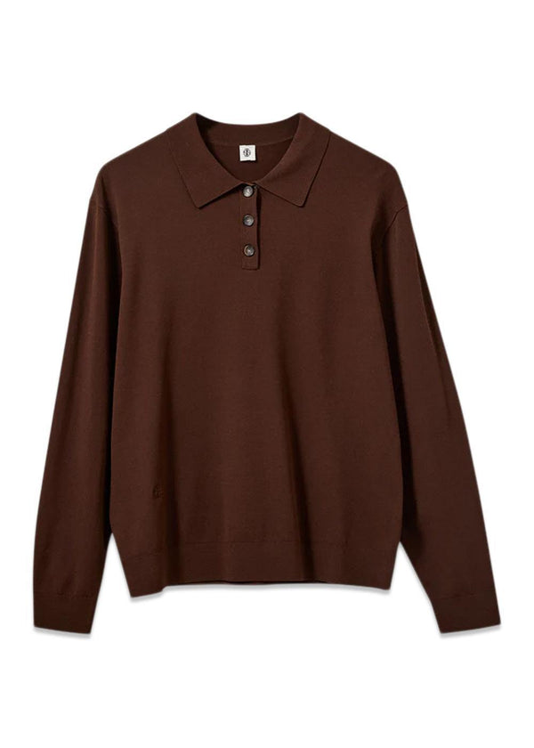 Madison Polo - Espresso-Blouses-The Garment-Butler Loftet