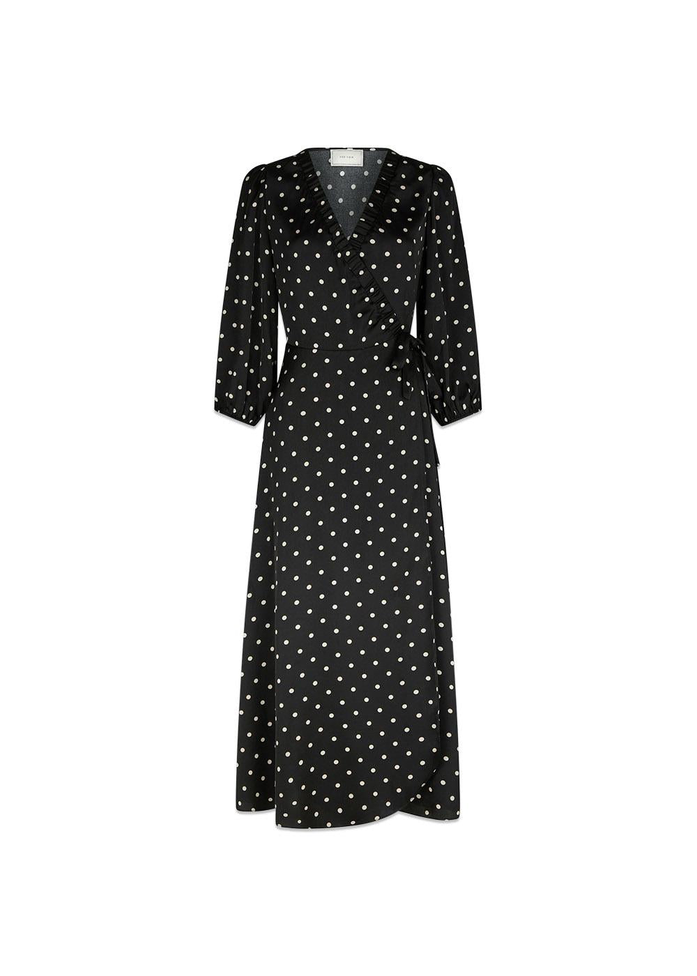 Malinga Dot Dress - Black-Dress-Neo Noir-Butler Loftet
