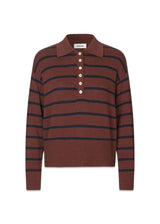 Malvamd stripe polo - Andorra Navy Stripe