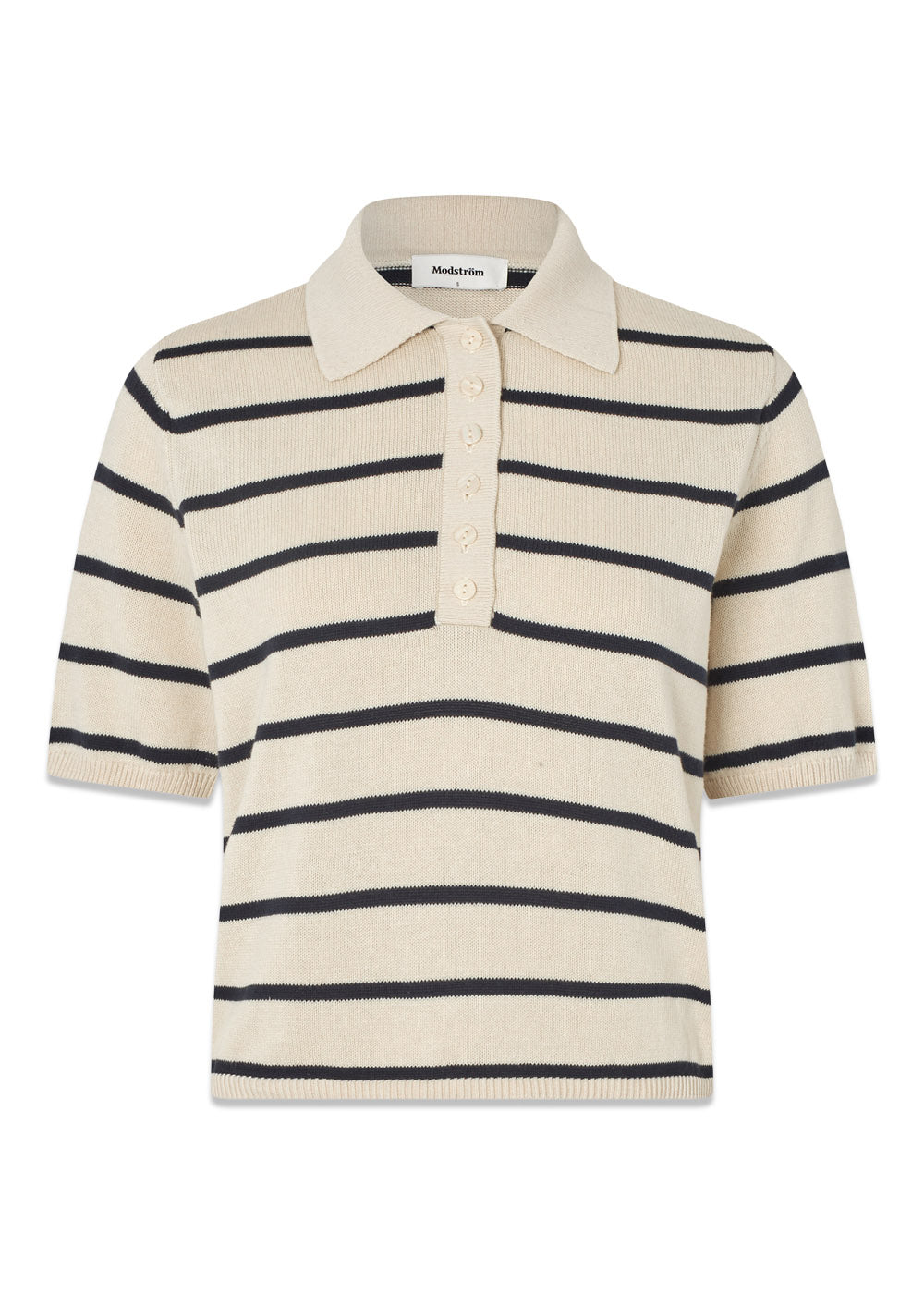 Malvamd stripe polo - Andorra Soft White Stripe