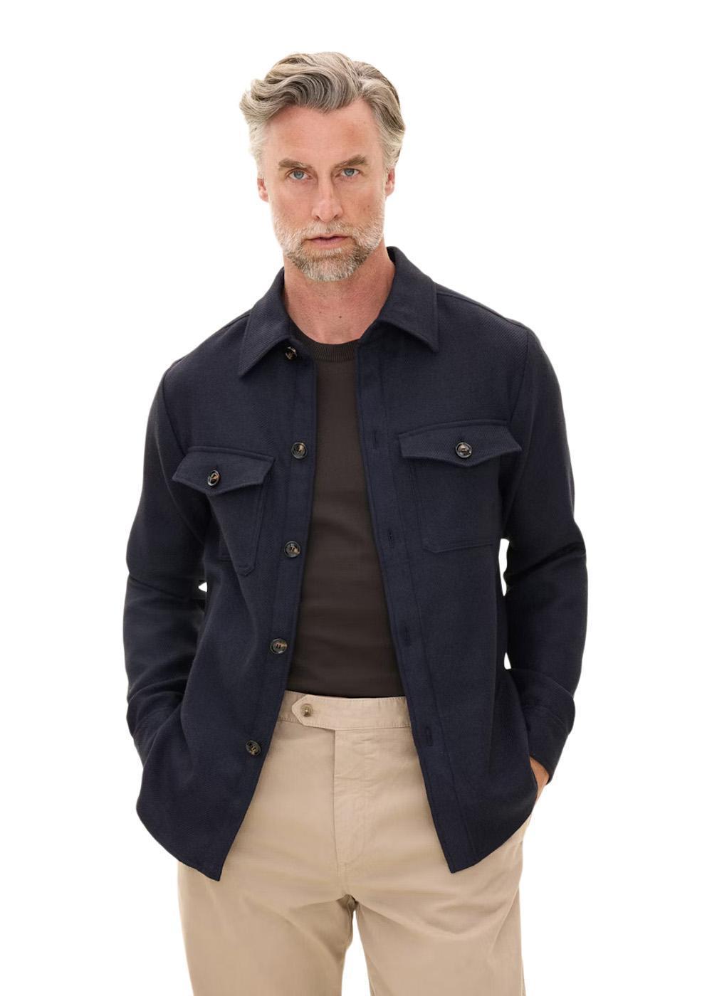 Maverick Jacket - Navy-Outerwear-Oscar Jacobson-Butler Loftet