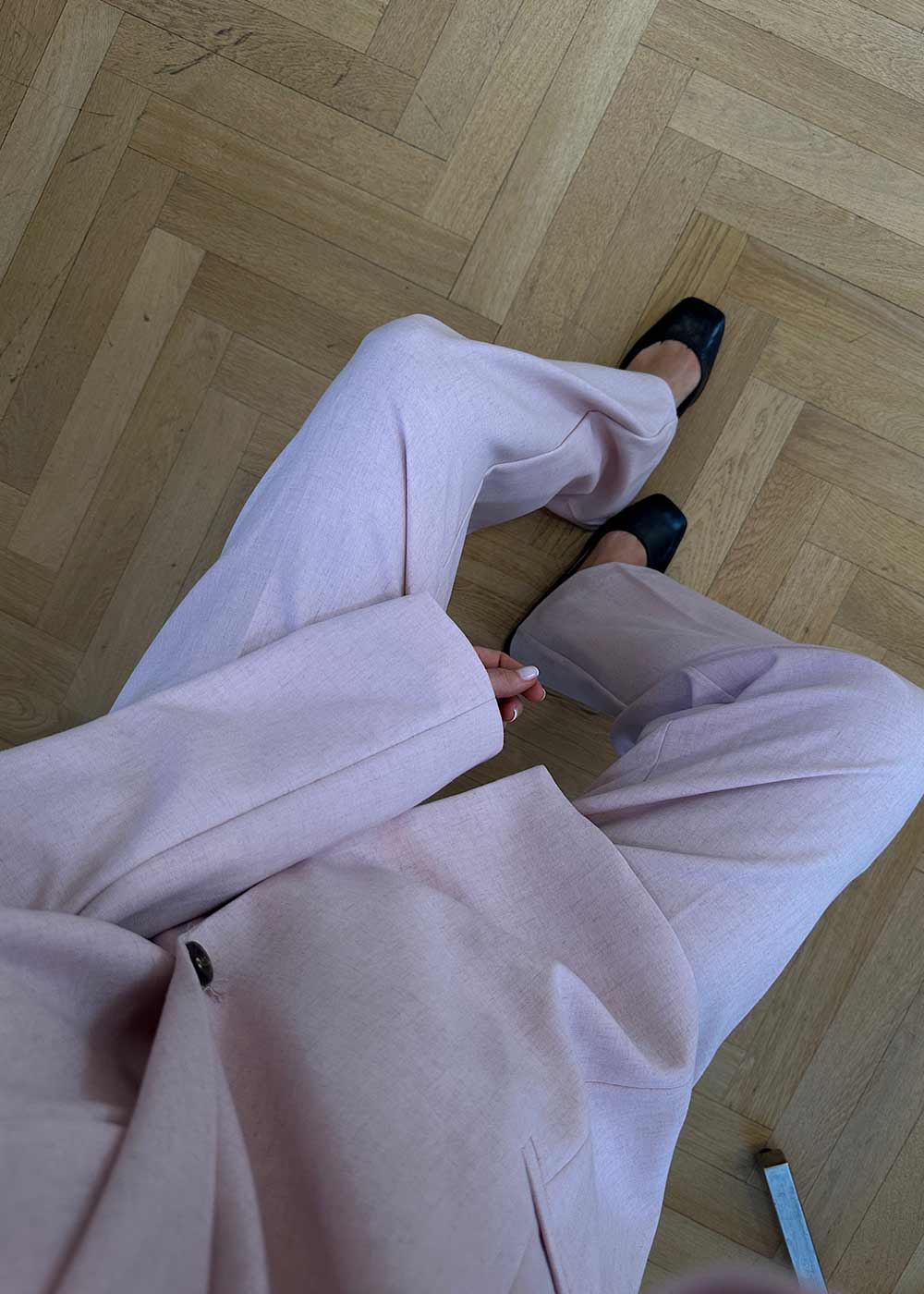 MaxwellMD pants - Pink Melange