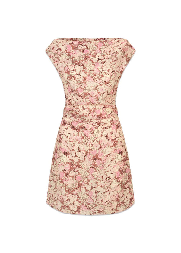 MeliaMD print dress - Pink Blossom-Dress-Modström-Butler Loftet