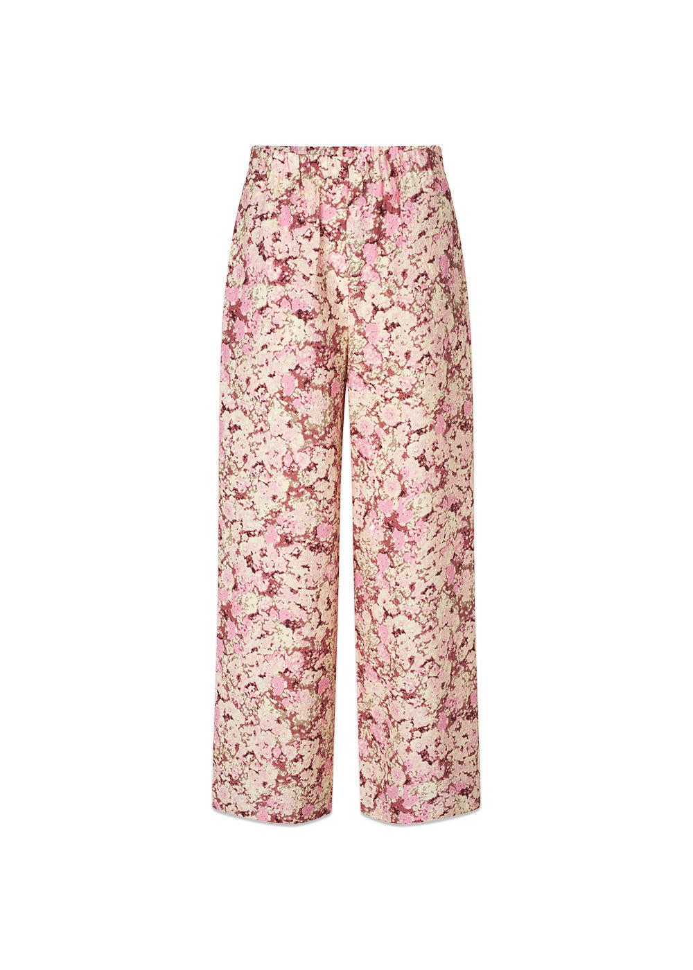 MeliaMD print pants - Pink Blossom