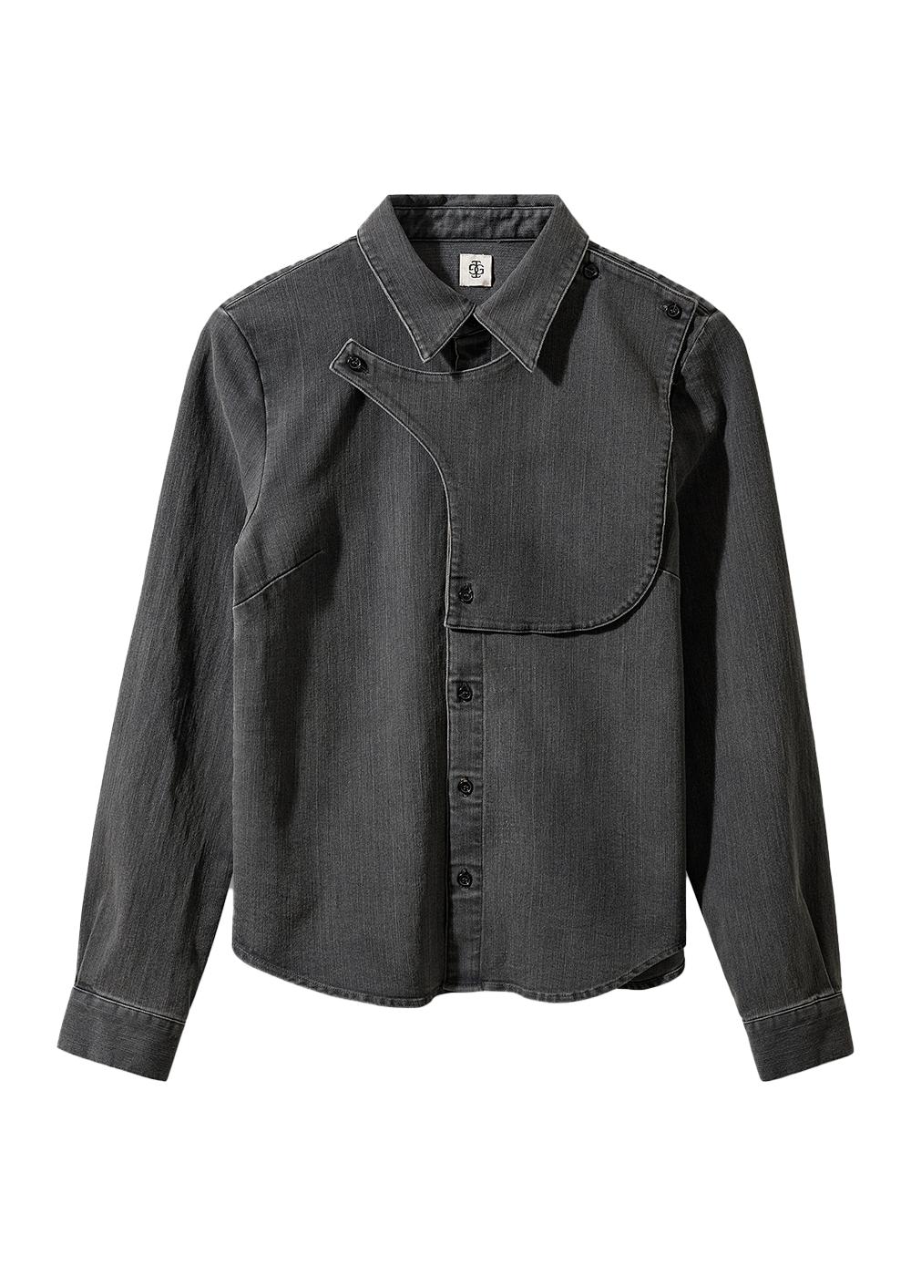 Merci Jacket - Black Denim-Outerwear-The Garment-Butler Loftet