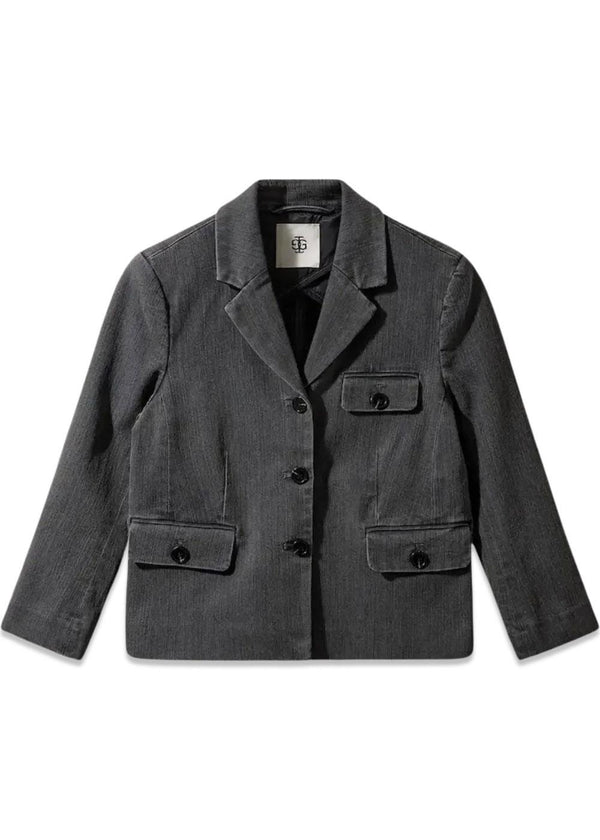 Merci Jacket - Black Denim-Outerwear-The Garment-Butler Loftet