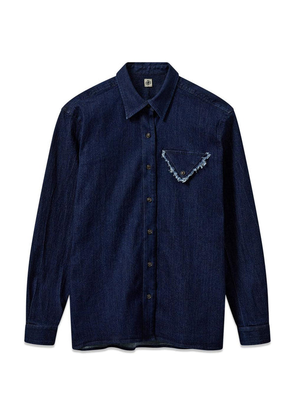 Merci Shirt - Dark Denim