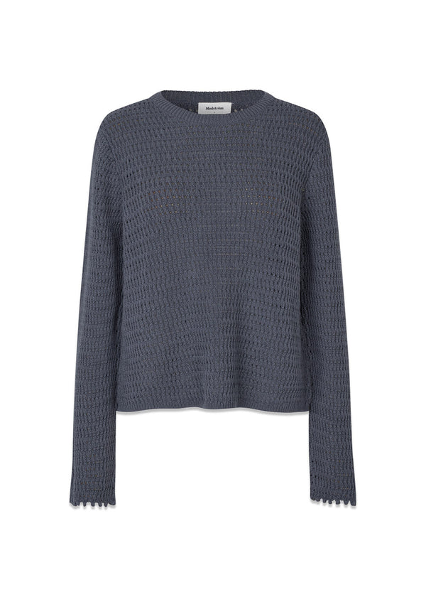MieMD o-neck - Ombre Blue-Knitwear-Modström-Butler Loftet