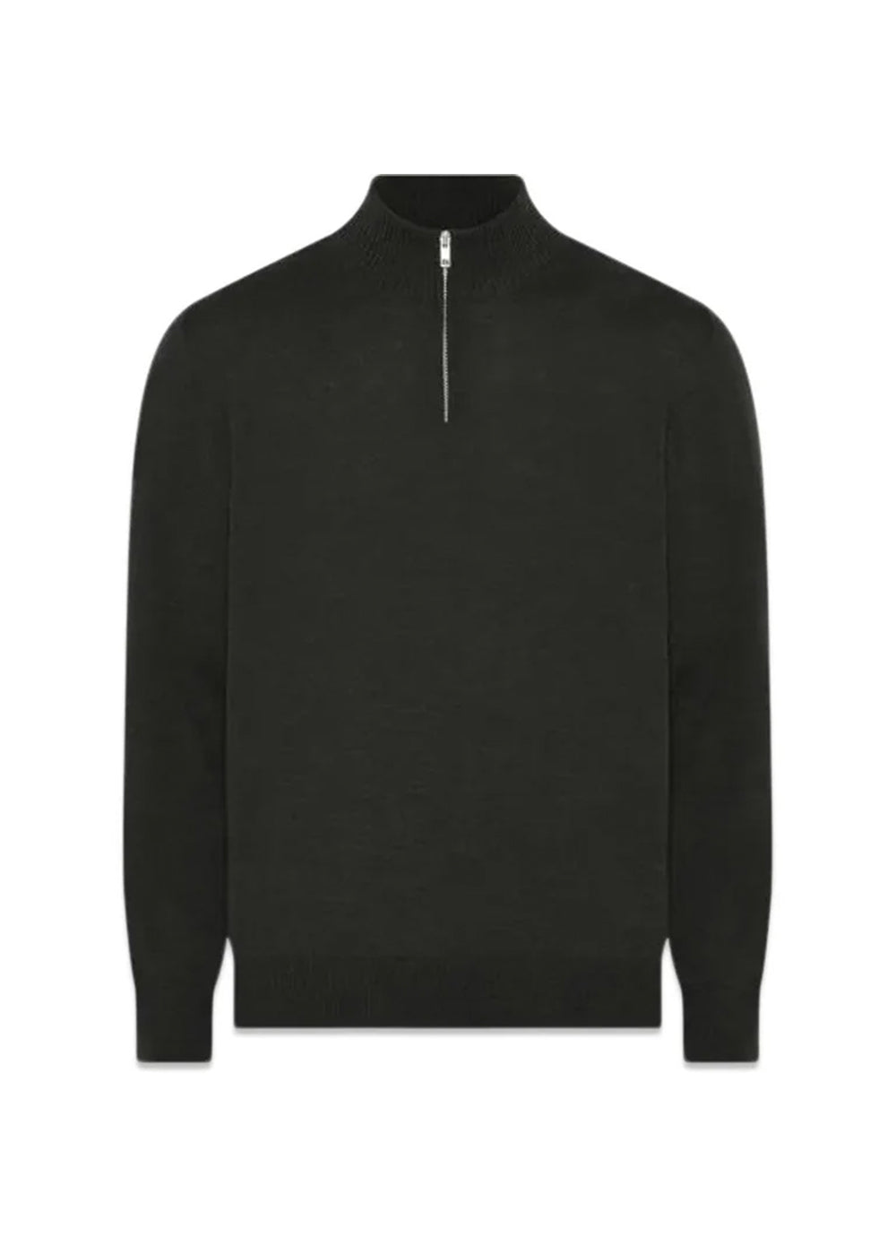 Milan 1/4 Zip - Olive Mel