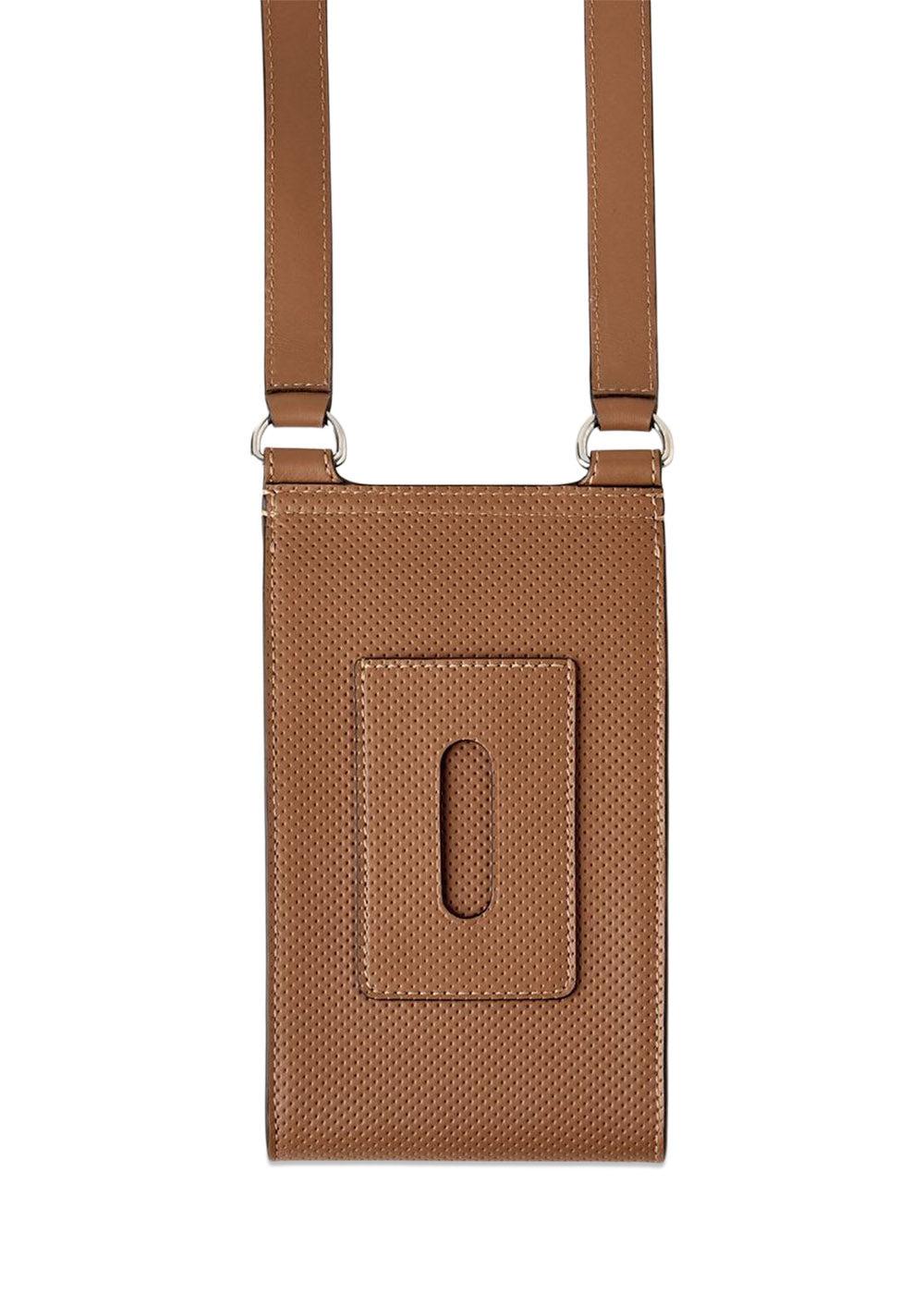 Mini Antony Pouch Perforated - Teak