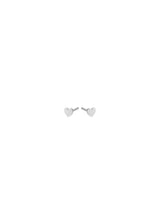 Mini Heart Earsticks - Silver