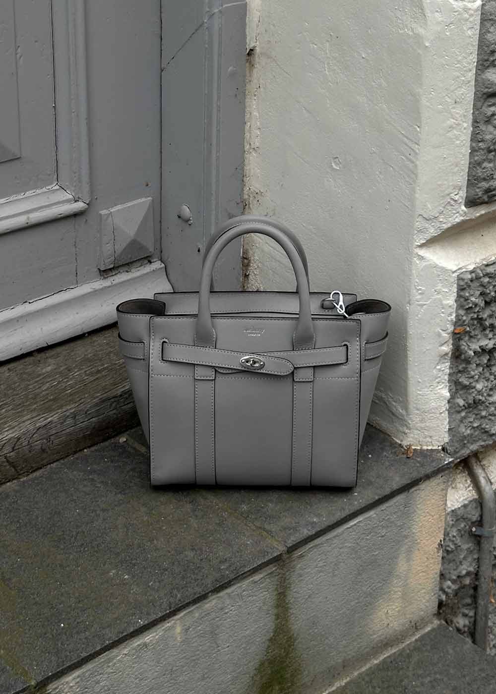 Mini Zipped Bayswater Micro Classic Grai - Pale Grey