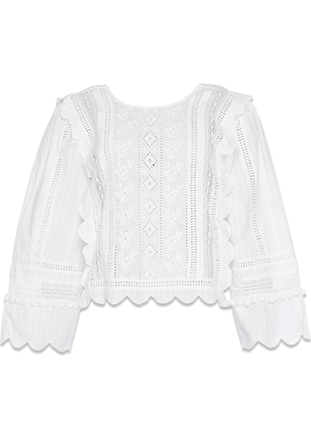 Sissel Edelbos Miramar Cotton Top - Off-White. Køb toppe her.