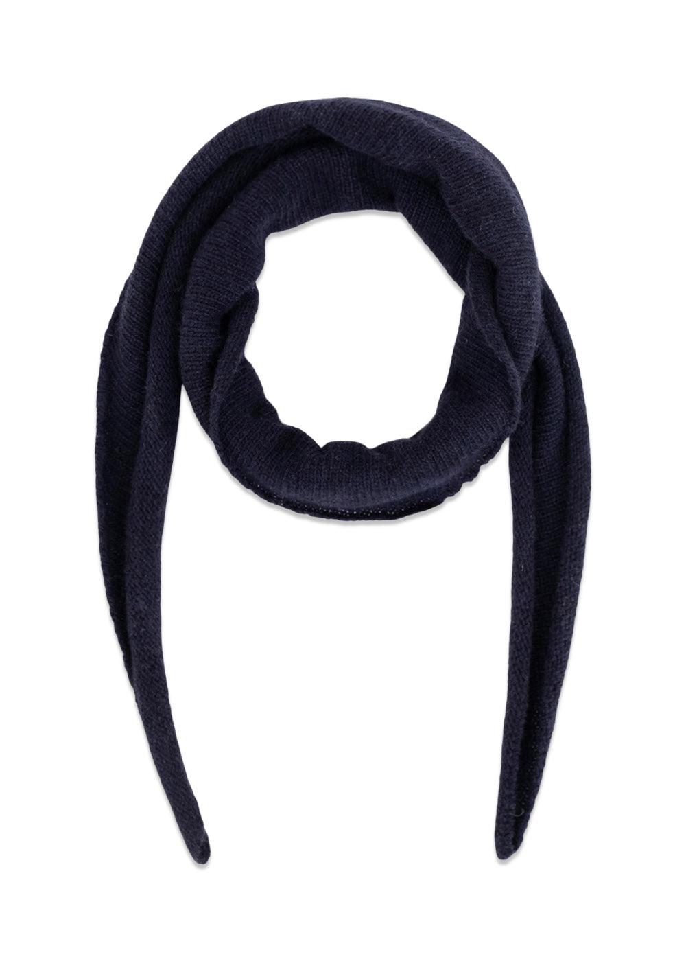 Neo Noirs Misty Knit Scarf - Navy. Køb accessories her.