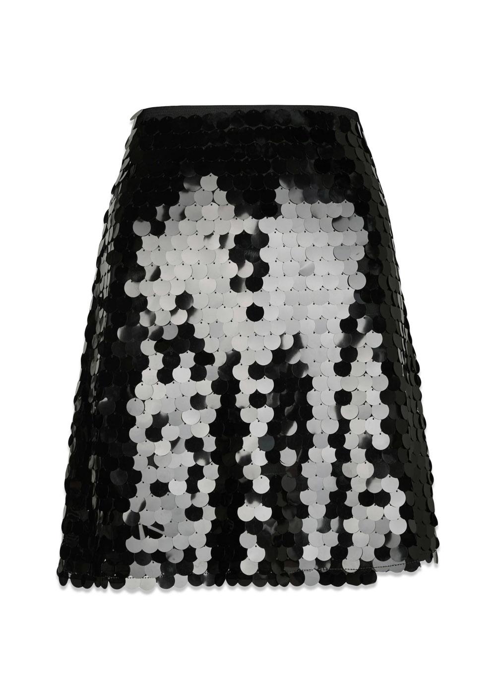 Miva Big Sequins Skirt - Black-Skirts-Neo Noir-Butler Loftet
