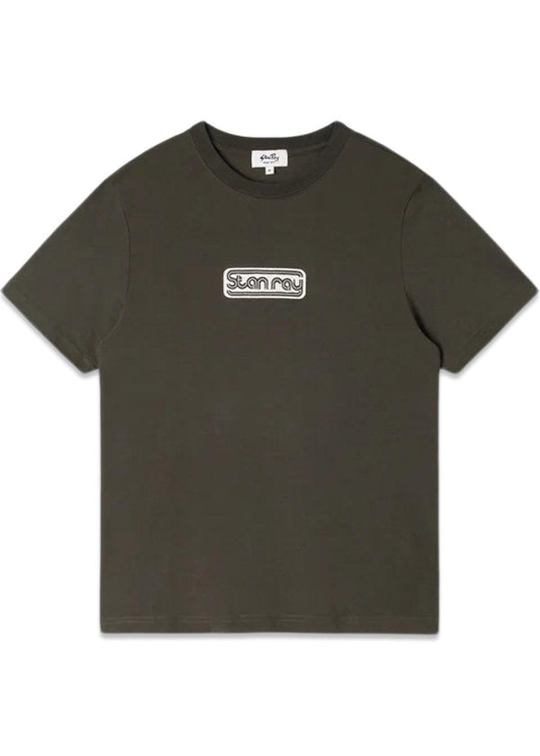 Moto Emb Tee - Washed Black