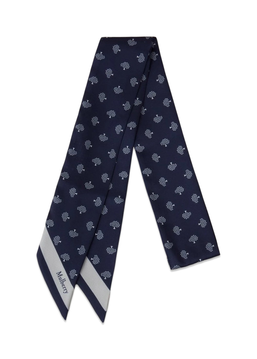 Mulberry Tree Skinny Scarf - Night Sky