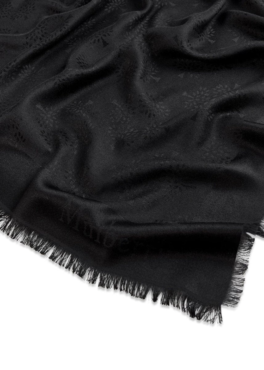 Mulberry Tree Square 140 - Black Scarf234_VS4639/709A100_black_OneSize5054573754421- Butler Loftet