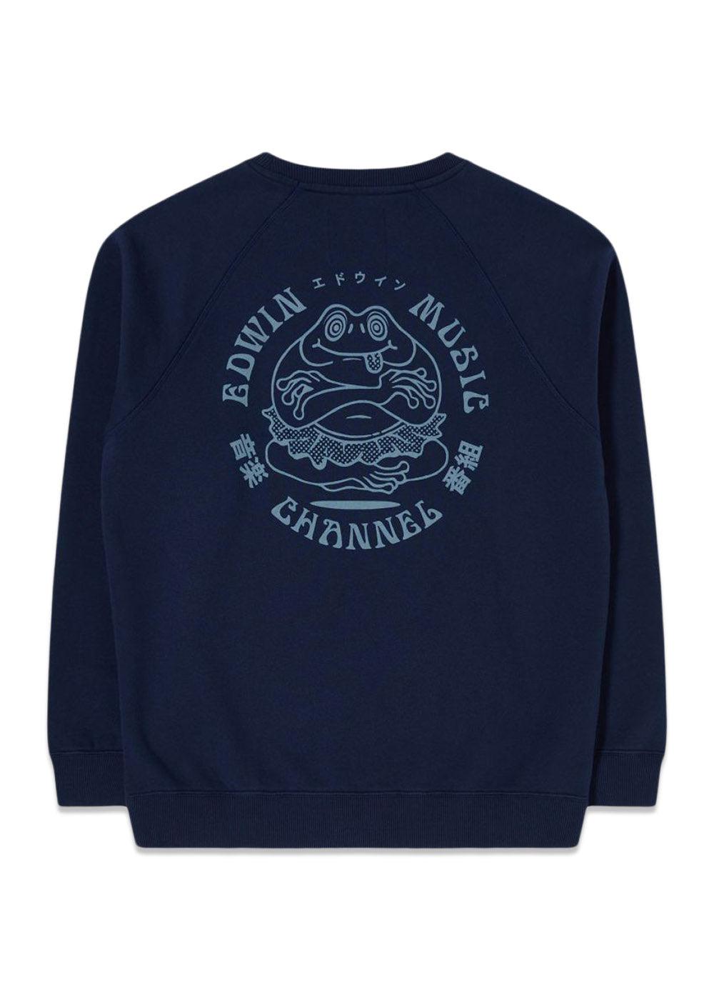 Music Channel Sweat - Maritime Blue