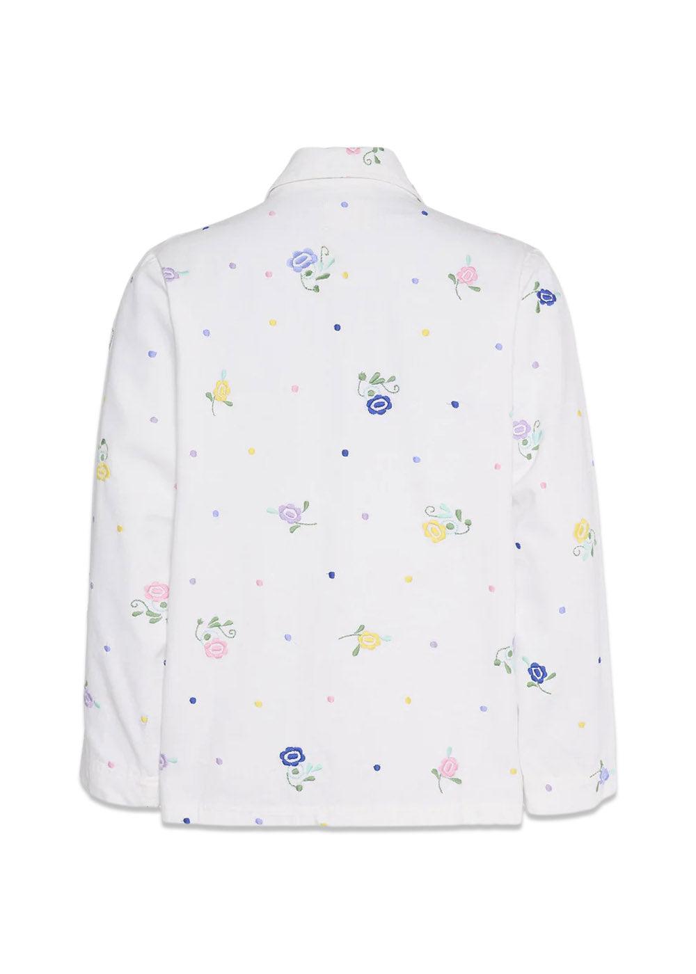 My Organic Cotton Jacket - White Flower