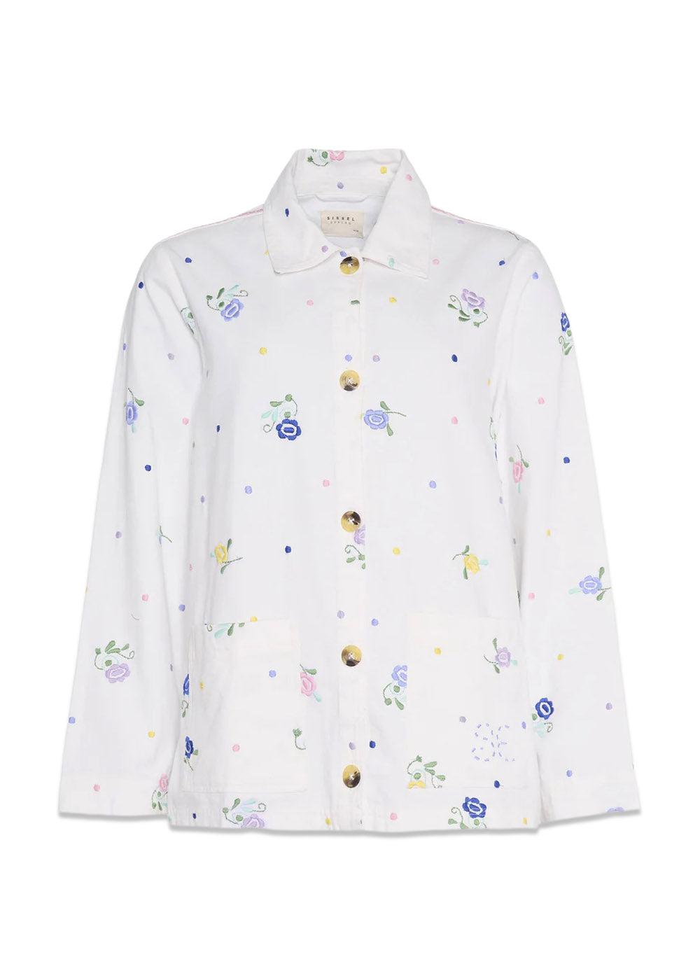 My Organic Cotton Jacket - White Flower