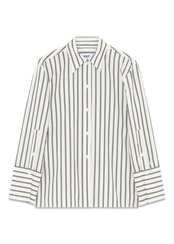 Mylo - Delicate Stripes - Pistachio Stripe-Shirts-DAY Birger et Mikkelsen-Butler Loftet