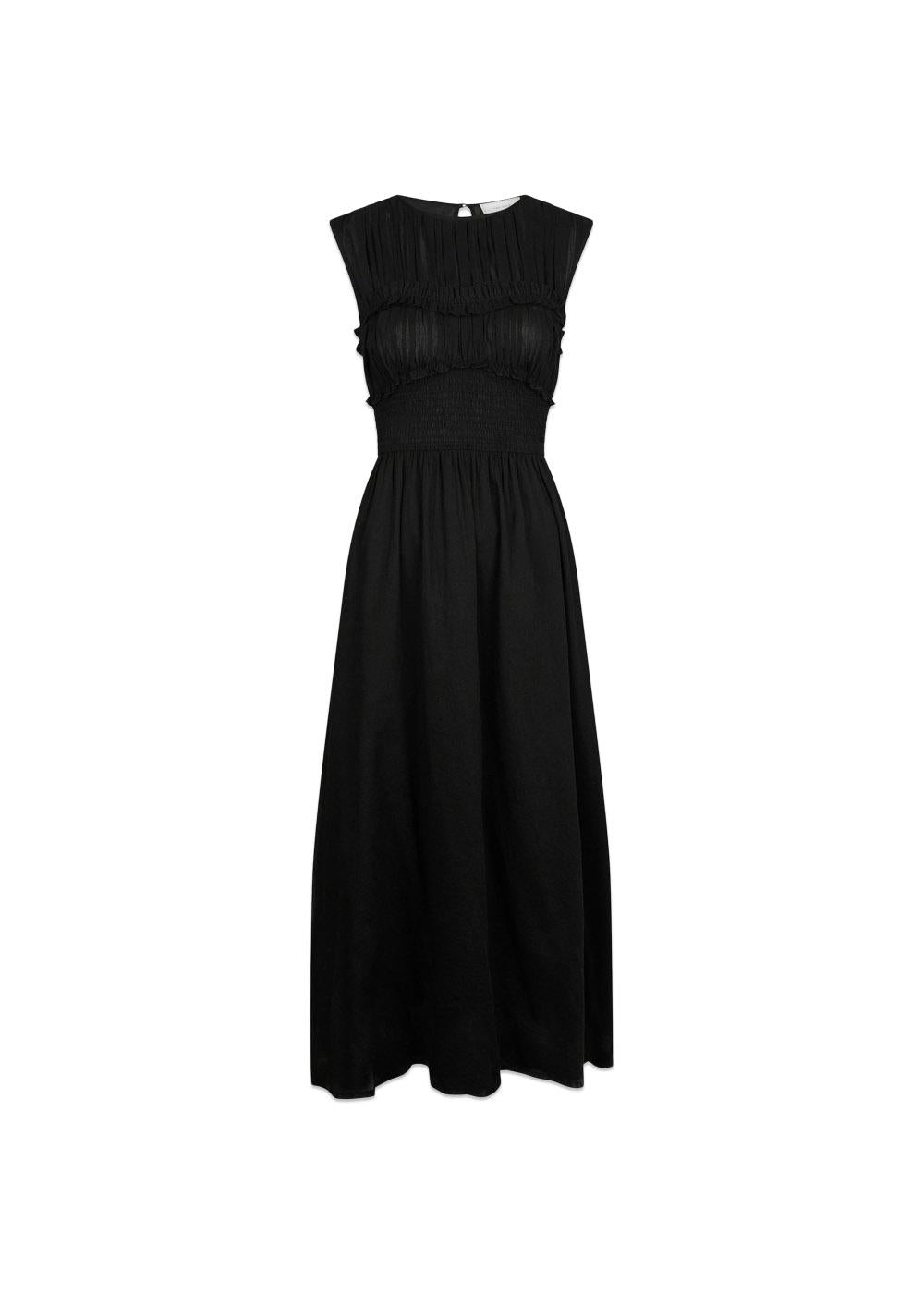 Myrna S Voile Dress - Black-Dress-Neo Noir-Butler Loftet