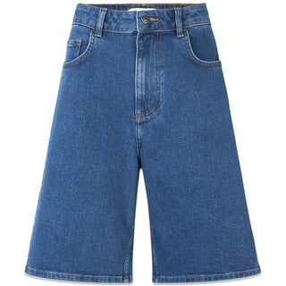 Nadjamd solid shorts - Distressed Blue-Shorts-Modström-Butler Loftet