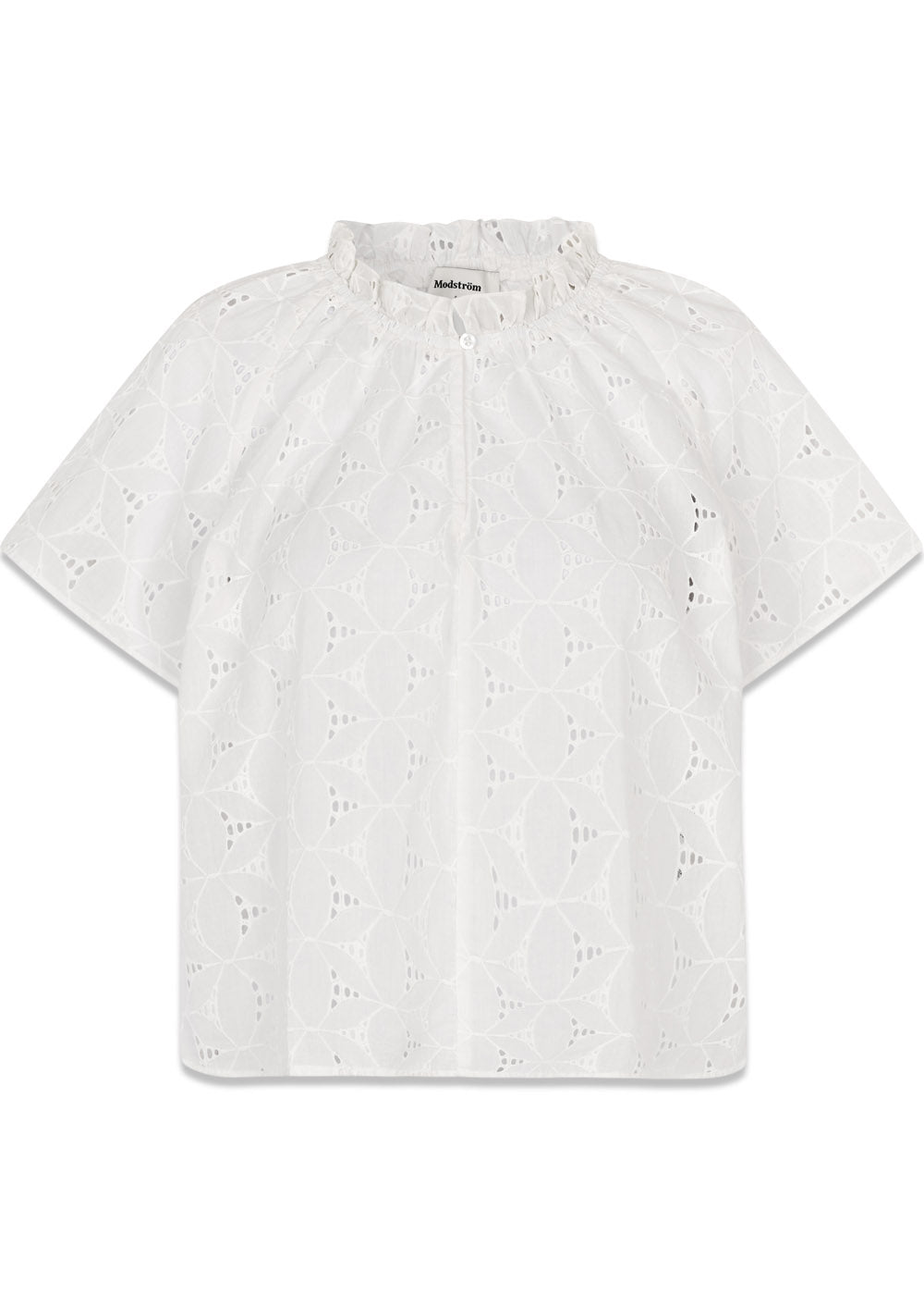 Nanettemd SS top - Soft White-Top-Modström-Butler Loftet