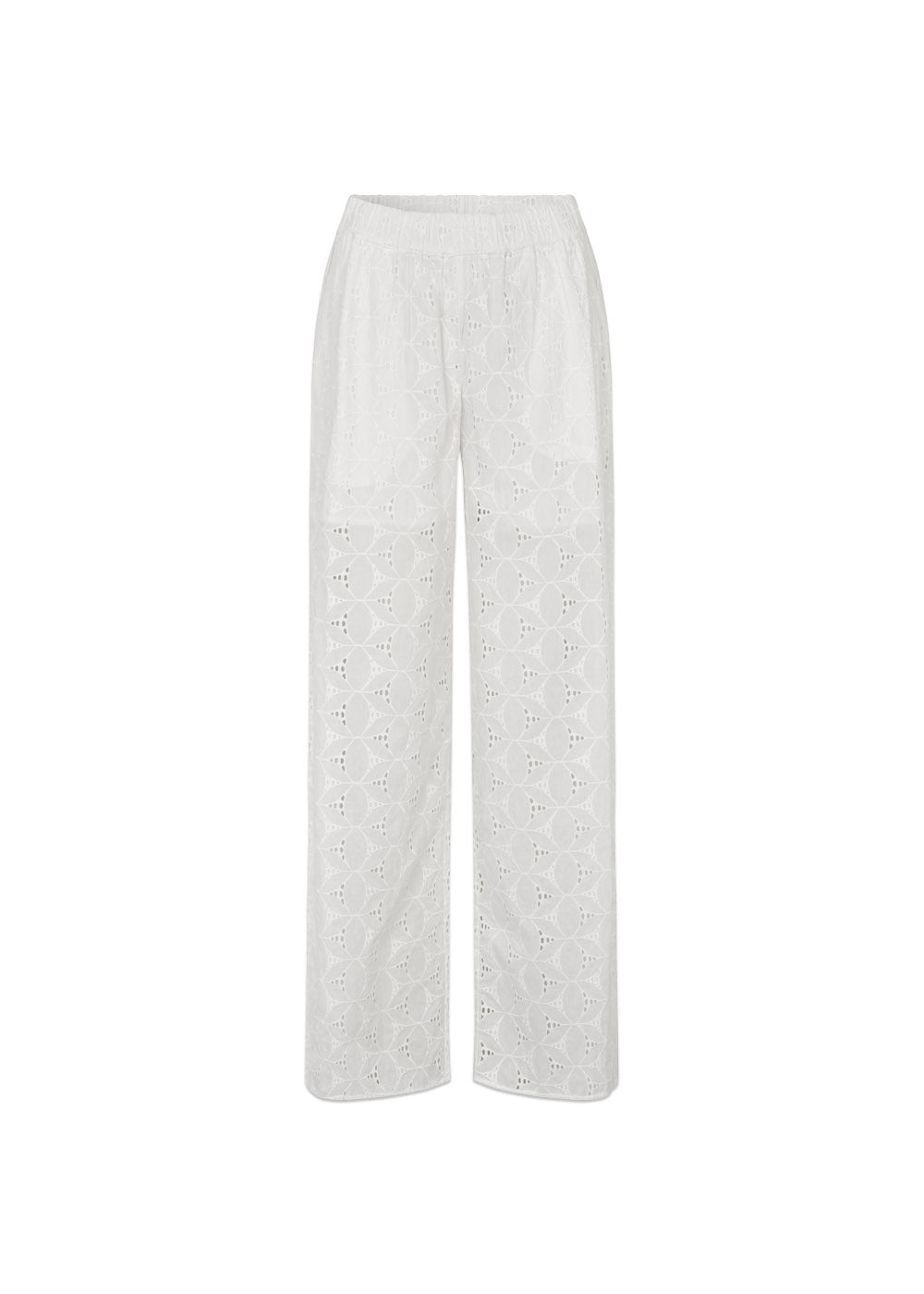 Nanettemd pants - Soft White-Pants-Modström-Butler Loftet