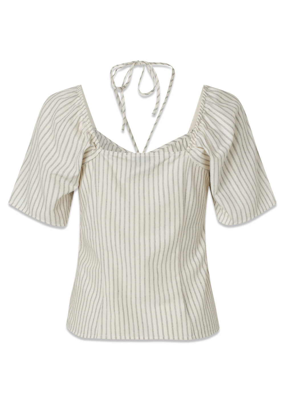 Nanikamd stripe top - White Black Stripe-Top-Modström-Butler Loftet