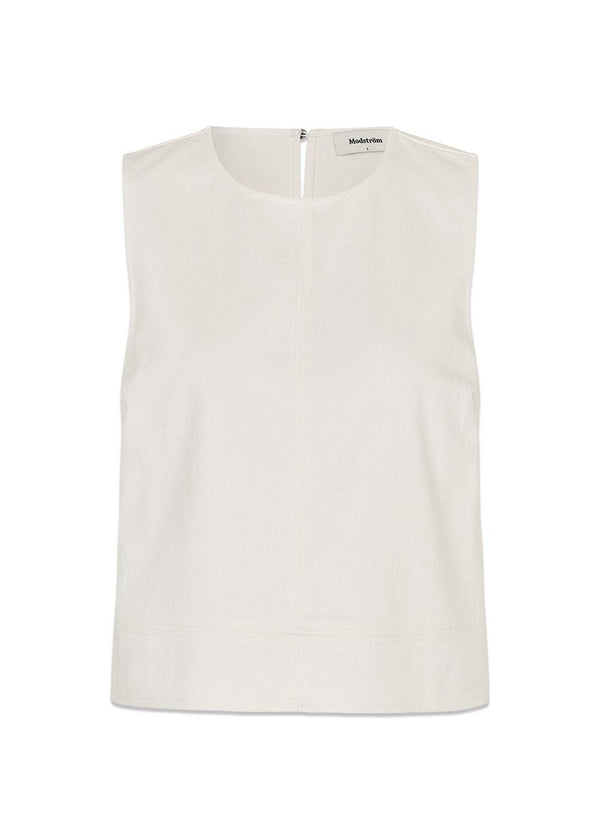 Naomamd solid top - Soft White-Top-Modström-Butler Loftet