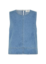 Naomamd solid top - Vintage Blue-Top-Modström-Butler Loftet