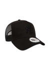 New Era Clean Trucker NY - Black / Black-Headwear-New Era-Butler Loftet