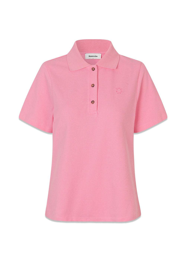 Nobumd solid polo - Sea Pink-T-shirts-Modström-Butler Loftet